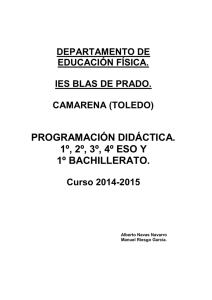 EDUCACION FÍSICA - IES Blas de Prado, Camarena (Toledo)