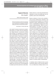 Arte, líquido? - Reis - Revista Española de Investigaciones