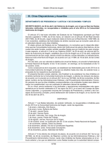 DECRETO 68/2013, de 30 de abril, del Gobierno de Aragón, por el