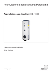 THES 9184 V1.3 Acumulador AquaSun