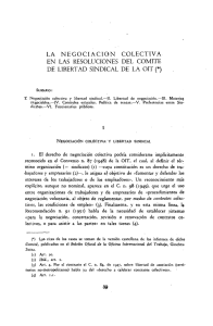 La negociación colectiva en las resoluciones del Comité de libertad