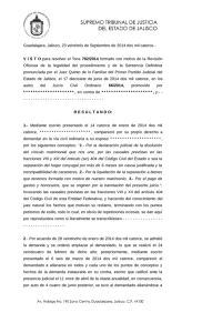 2734 - Supremo Tribunal de Justicia del Estado de Jalisco
