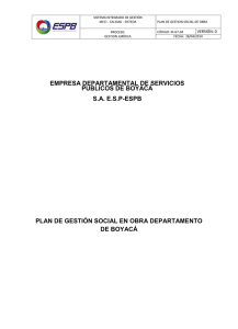 Documento - Empresa Departamental de Servicios Publicos de