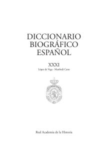 DICCIONARIO BIOGRÁFICO ESPAÑOL