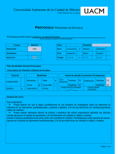 Lógica II - Universidad Autónoma de la Ciudad de México