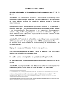 ARTÍCULOS DE LA CONSTITUCIÓN POLÍTICA DEL PERÚ