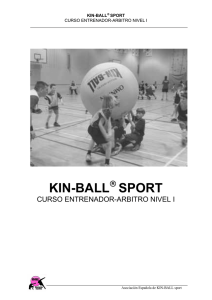 Curso de Kin-ball - Educación Física en Primaria