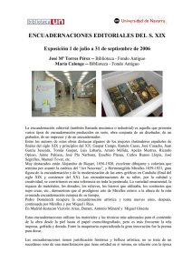 ENCUADERNACIONES EDITORIALES DEL S. XIX