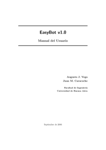 El Proyecto EasyBot - Facultad de Ingeniería