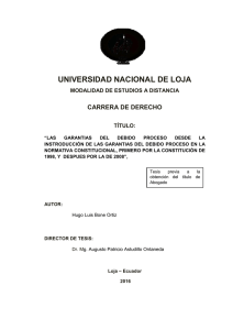 Hugo Luis Bone Ortiz - Repositorio Universidad Nacional de Loja
