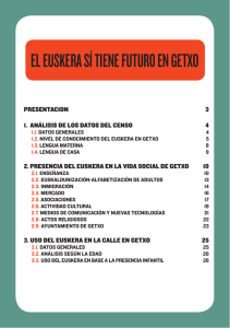 EL EUSKERA SÍ TIENE FUTURO EN GETXO