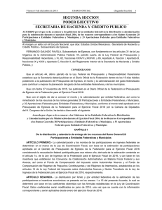 segunda seccion poder ejecutivo secretaria de hacienda y