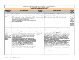 Lineamientos y directrices nacionales Parques Nacionales en