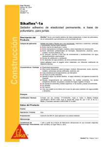 Sikaflex -1A - Sika Uruguay SA