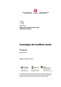 Cronología del Conflicto Social