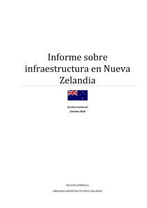 Informe sobre infraestructura en Nueva Zelandia