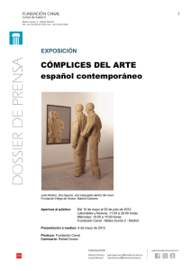 CÓMPLICES DEL ARTE español contemporáneo