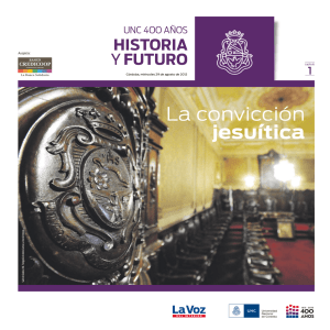 La convicción jesuítica - Universidad Nacional de Córdoba