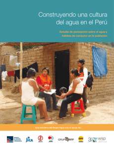 Construyendo una cultura del agua en el Perú