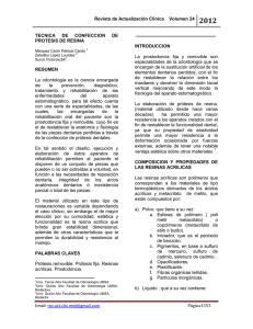 Revista de Actualización Clínica Volumen 24 2012 Email: rev.act