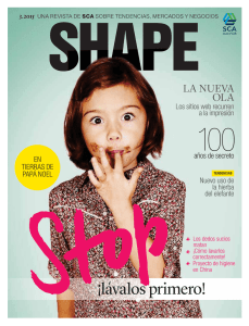 SP SCA magazine SHAPE 3 2015 La higiene de manos