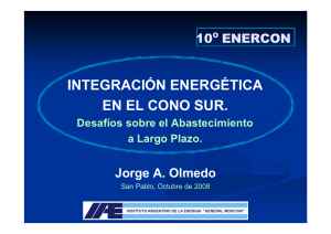 Integración Energética en el Cono Sur.