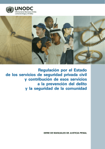 Regulación por el Estado de los servicios de seguridad privada civil