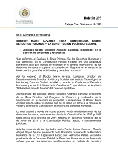 Boletín 293 - H. Congreso del Estado de Veracruz