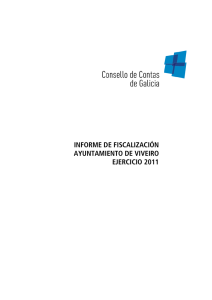 informe de fiscalización ayuntamiento de viveiro ejercicio 2011