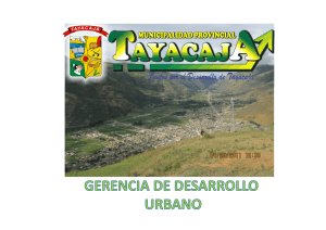 Obra - Municipalidad Provincial de Tayacaja