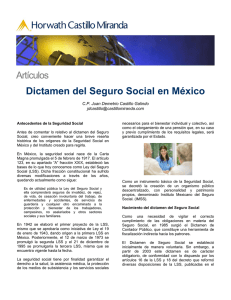 Dictamen del Seguro Social en México