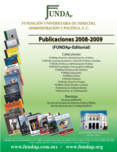 Publicaciones 2008-2009