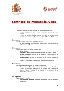 Seminario Información Judicial