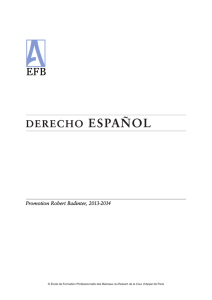 Derecho espa&ntilde;ol