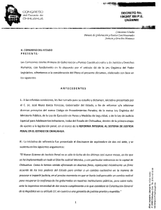 DECRETO No. 1062/07 XIII P.E. - Gobierno del Estado de Chihuahua