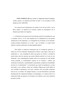 VOTO PARTICULAR que formula el Magistrado Ramón Rodríguez