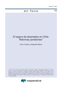 El seguro de desempleo en Chile: Reformas pendientes