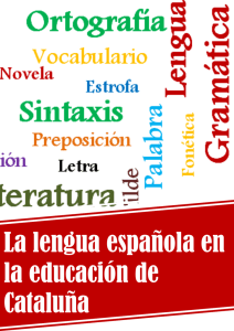 La lengua española en la educación de Cataluña