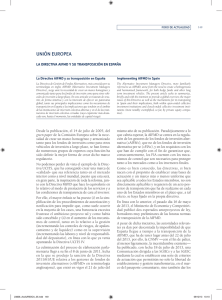 La Directiva AIFMD y su transposición en España