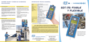 SDT 170 Spanish Brochure
