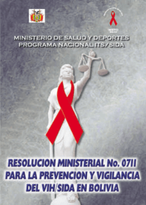 reglamento para la prevención y vigilancia del vih sida en bolivia