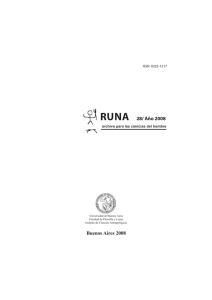 Runa 28.p65 - Facultad de Filosofía y Letras - UBA
