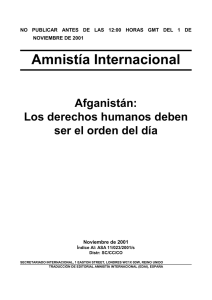 Amnistía Internacional - Amnesty International