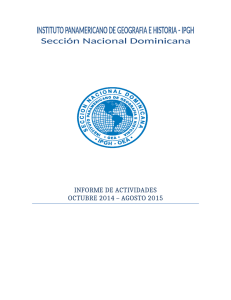 República Dominicana - Instituto Panamericano de Geografía e