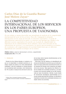 la competitividad internacional de los servicios en los países