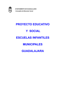 proyecto educativo y social escuelas infantiles municipales