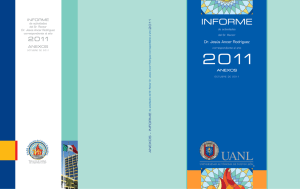 Informe 2011, anexo - Universidad Autónoma de Nuevo León