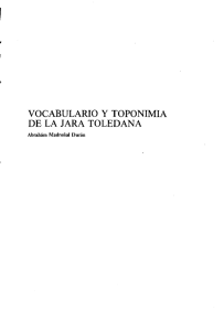 Descargar PDF “Vocabulario y toponimia de La Jara toledana”