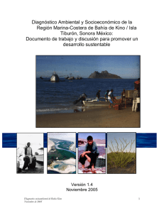 Diagnóstico Ambiental y Socioeconómico de la Región Marina
