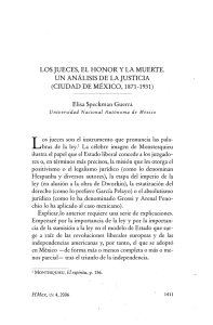 LOS JUECES, EL HONOR Y LA MUERTE. UN